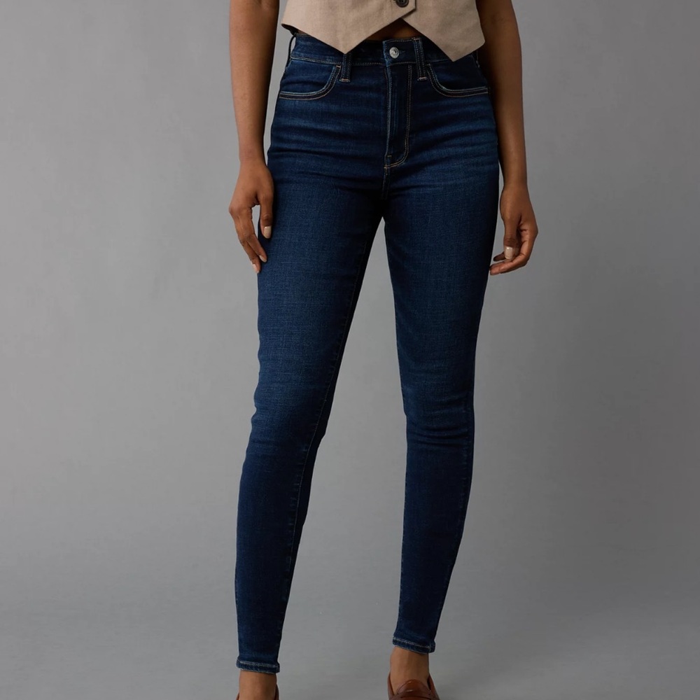 American eagle next level stretch hi rise  jeggings  size 10 long